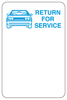 Oil Change Reminder Labels and Printers