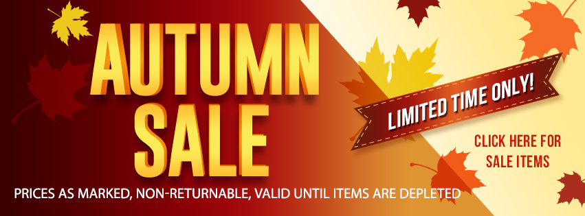 Fall Clearance Banner