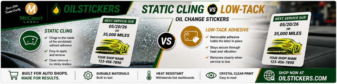 Static Cling -VS- LOW TACk